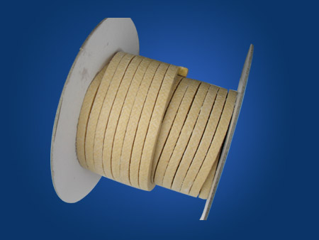 Composited aramid fiber packing